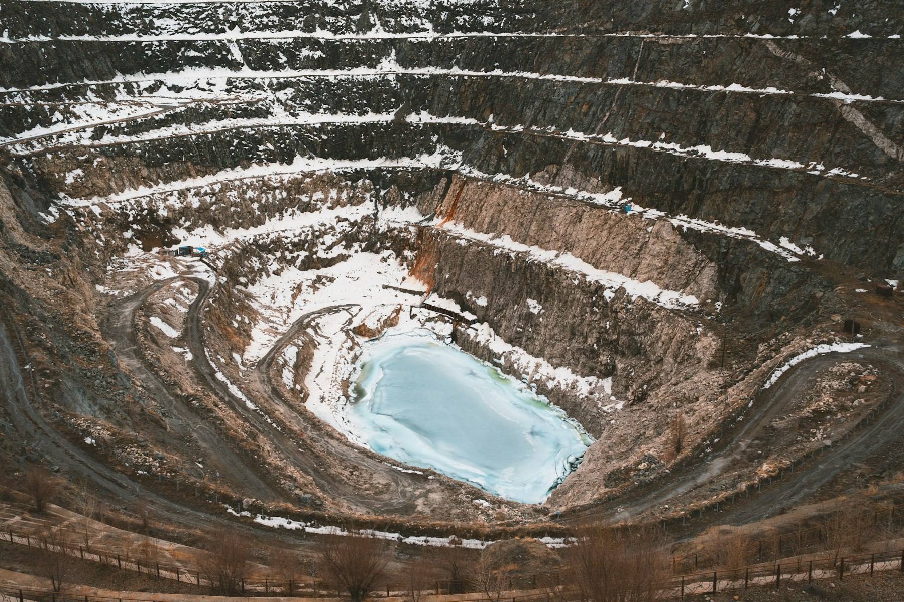 Open-pit mining operation